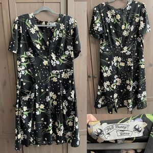 40s Inspired Swing Dress